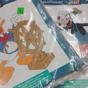 Goofy & Donald Cross-Stitch Kits